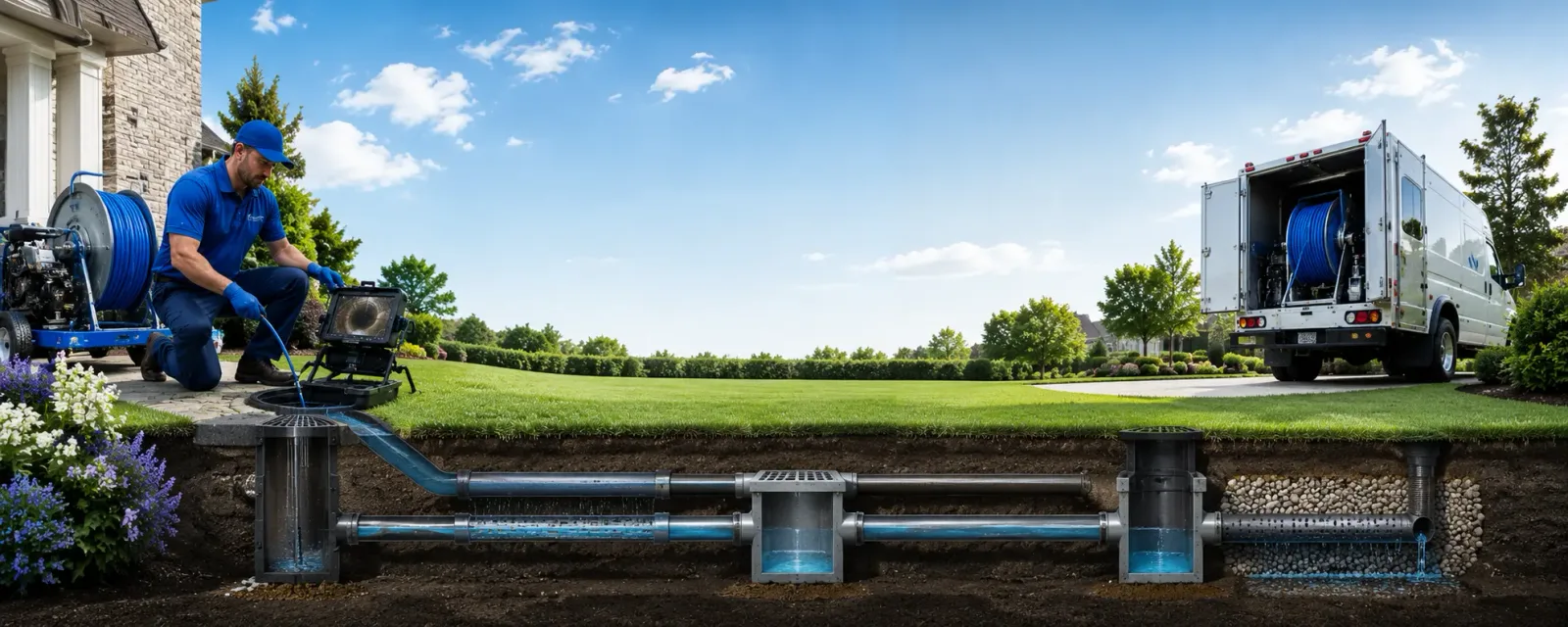 Outdoor drain cleaning information for Ettrick, WI